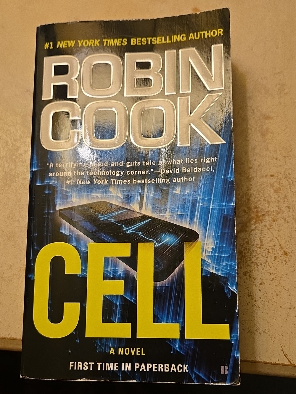 CELL Paperback Novel - Blue / Black